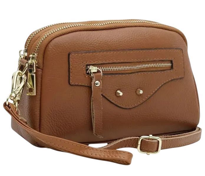 Сумка жіноча Borsa на плече K11670 Руда K11670 фото Сумка жіноча Borsa на плече K11670 Руда K11670 фото